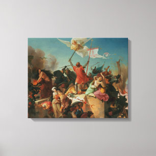 Toile Godfrey de Bouillon, croisé français