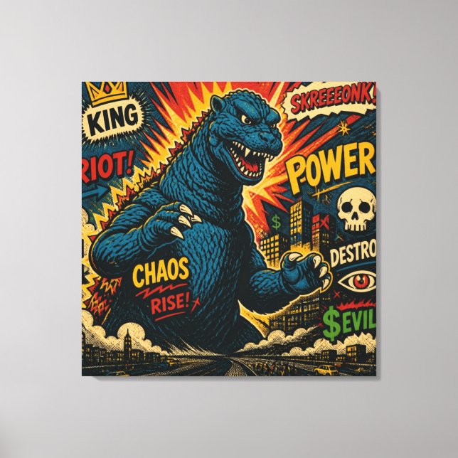 TOILE GODZILLA. 2 (Recto)