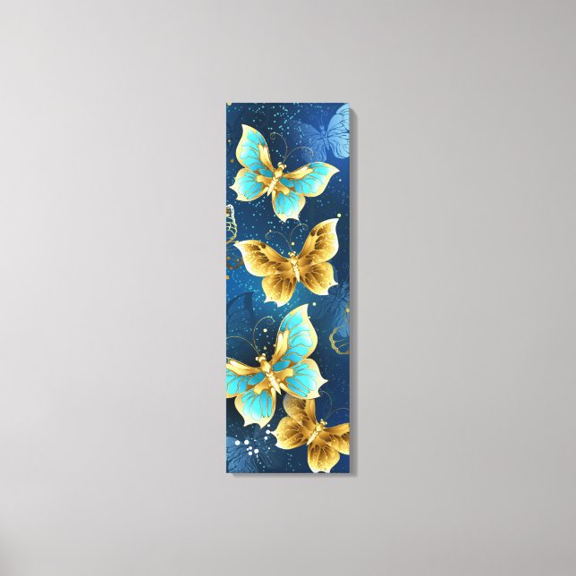 Toile Golden butterflies (Recto)