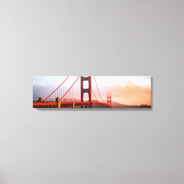 Toile Golden Gate Bridge San Fransico Canvas Panoramique (Recto)