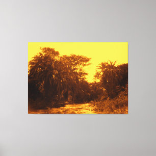 Toile Golden River Gallery Forêt Terres tropicales Vinta