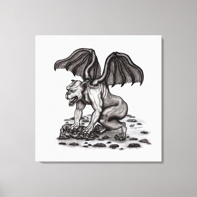 Toile Golem Gargoyle (Recto)