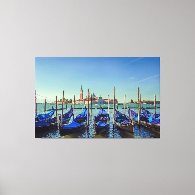 Toile Gondolas à Venise, Italie (Recto)