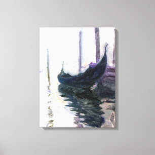 Toile Gondole de Claude Monet à Venise