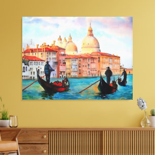 Toile Gondoles de Venise