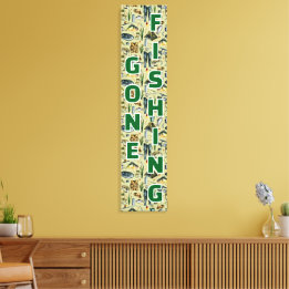 Toile Gone Fishing Fishing Gear Home Business