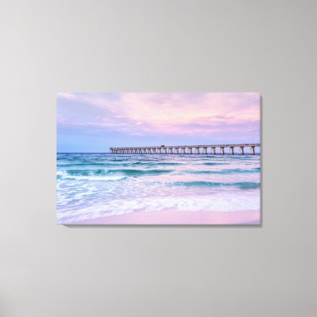 Toile Good Morning Navarre Beach Pier (Recto)