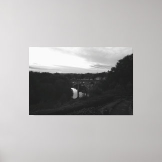 Toile Gorge de la Nidd au crépuscule