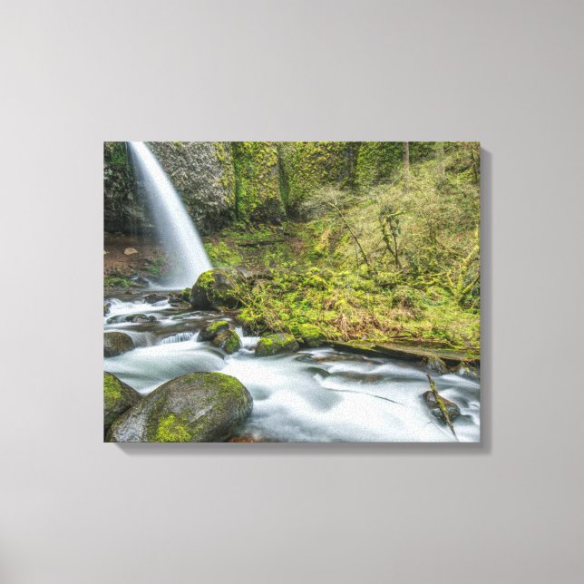Toile Gorge du fleuve Columbia, chutes Ponytail (Recto)