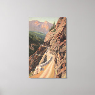 Toile Gorge d'Uncompahgre et million de route de Dollard