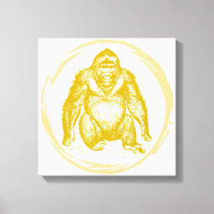 Toile Gorilla vintage
