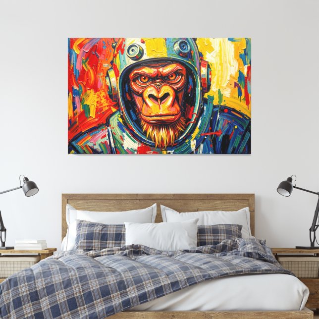 TOILE GORILLE DE L'ESPACE (Insitu(Chambre))