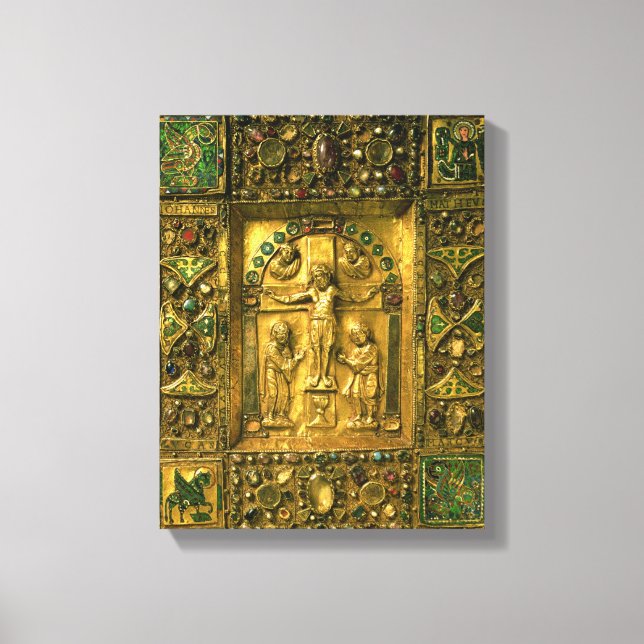 Toile Gospel Cover, Ottonian, Germany, 11th century (gol (Recto)