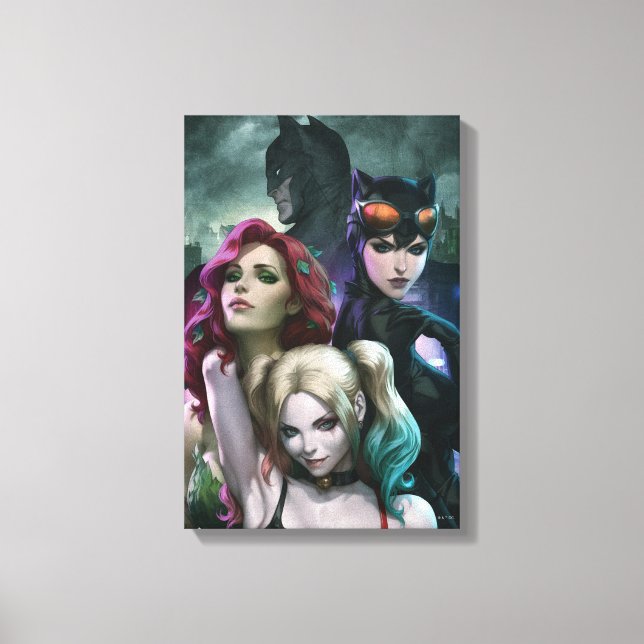 Toile Gotham City Sirens #1000 Comic Cover Variant (Recto)