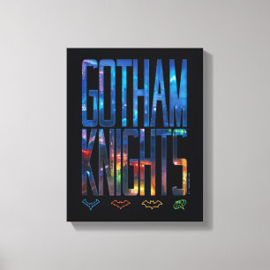 Toile Gotham Knights City Letters
