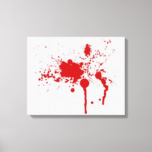 Toile Goutte de sang Bloody Bleeding Halloween (Recto)