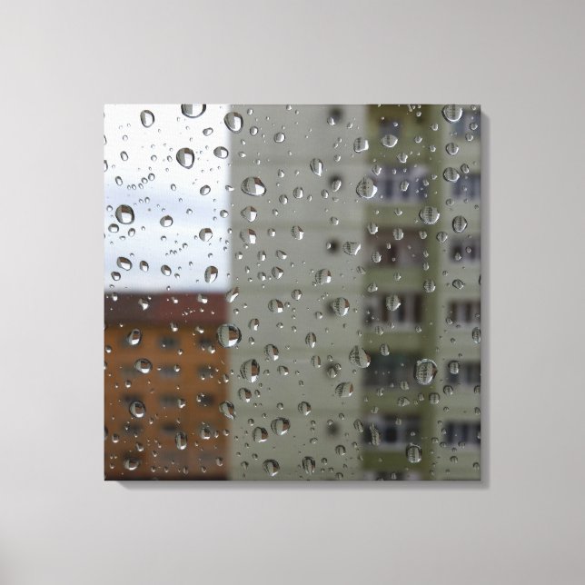 Toile Gouttes de pluie (Recto)