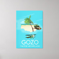 Gozo, archipel maltais Carte poster Voyage .