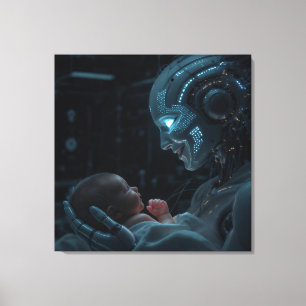 Toile Grace artificielle - Robot de maternité et bébé