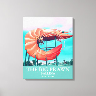 Toile Grace de l'icône australienne Big Prawn