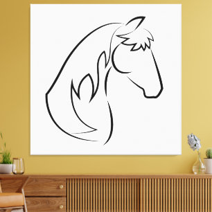 Toile Grâce Majestueuse – Ligne Artistique Minimaliste d