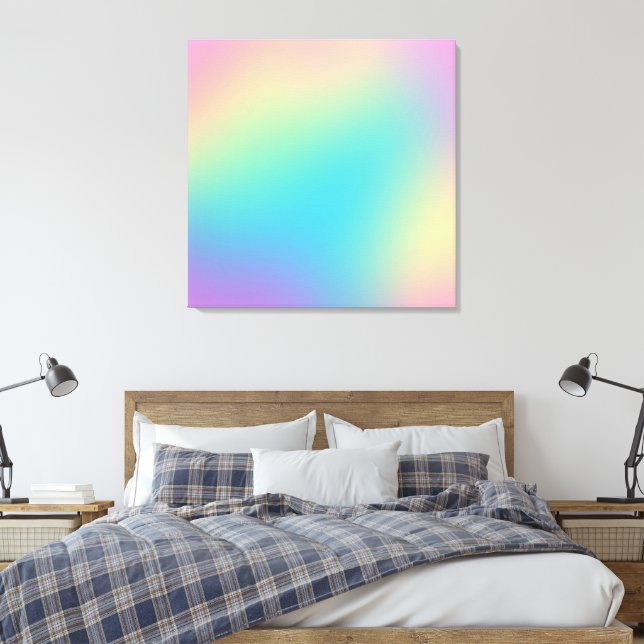 Toile Gradient arc-en-ciel magnifique (Insitu(Chambre))