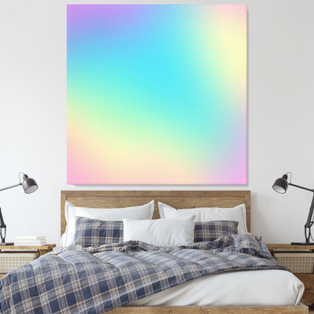 Toile Gradient arc-en-ciel magnifique (Insitu(Chambre))