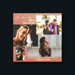 Toile Graduate Classe de photo Collage Parties scintilla<br><div class="desc">Prenez les photos de votre diplôme,  de votre enfant,  ou de tout événement pour vous souvenir de la journée. Tout peut être customisé,  déplacé ou supprimé. Paillette rose.</div>