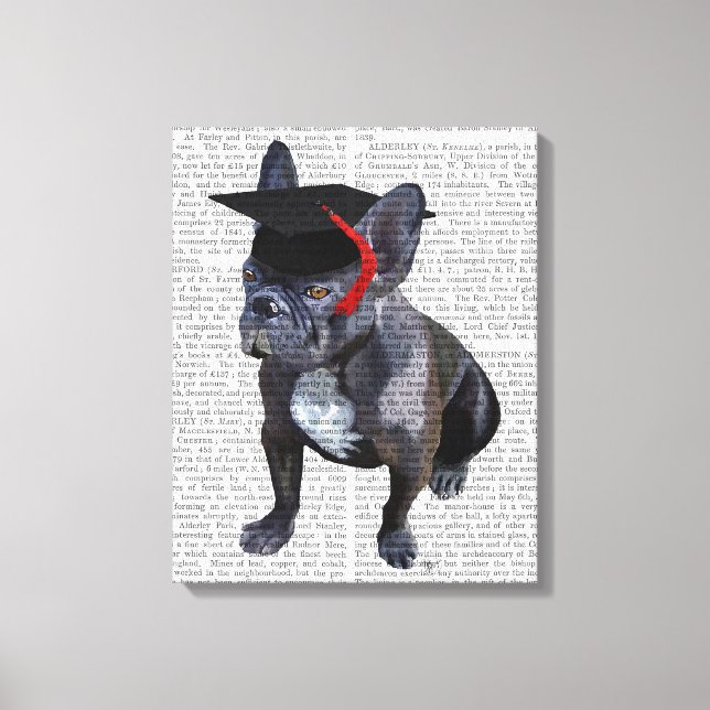 Toile Graduation French Bulldog (Recto)