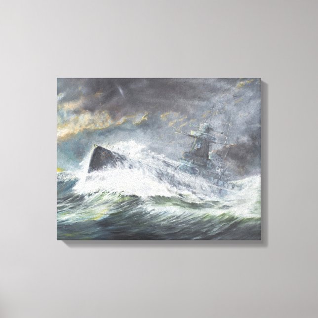 Toile Graf Spee entre dans l'Océan Indien le 3 novembre (Recto)