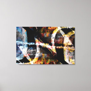 Toile graffiti Abstrait