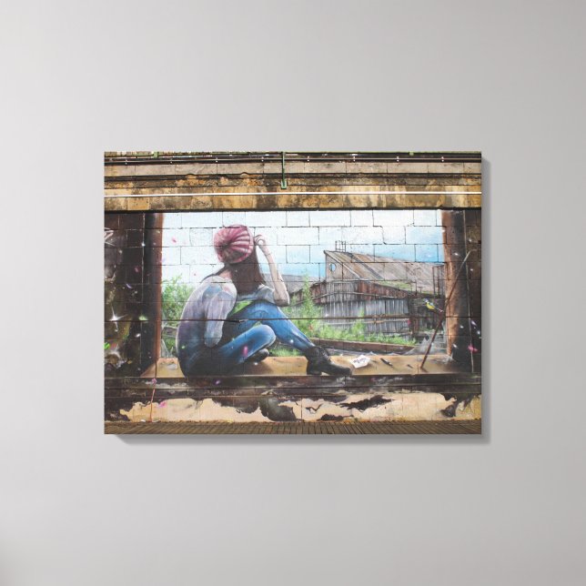 Toile Graffiti Histoires d'enfance (Recto)