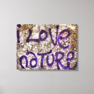 TOILE GRAFFITI NATUREL