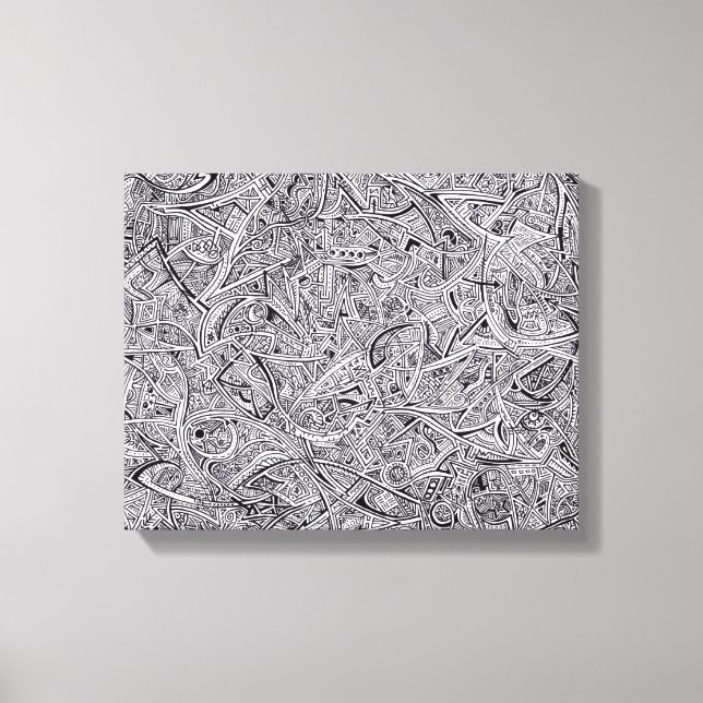 Toile Graffiti Sharpie (Recto)