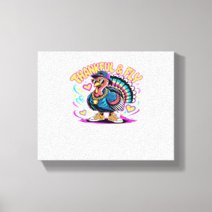 Toile Graffiti Turquie Vibes - Thankful & Fly Cartoon Ar