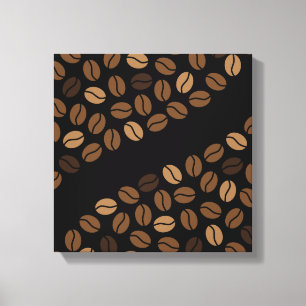 Toile grains de café