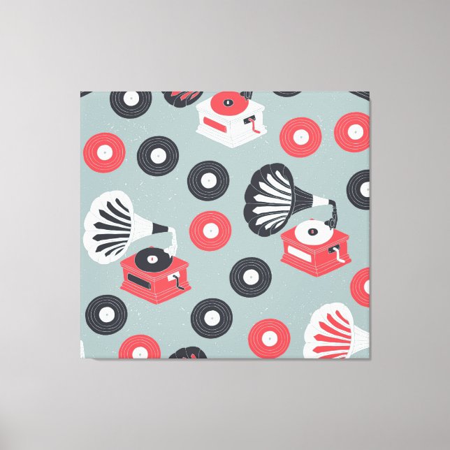 Toile Gramophone Artiste Sans Fil (Recto)