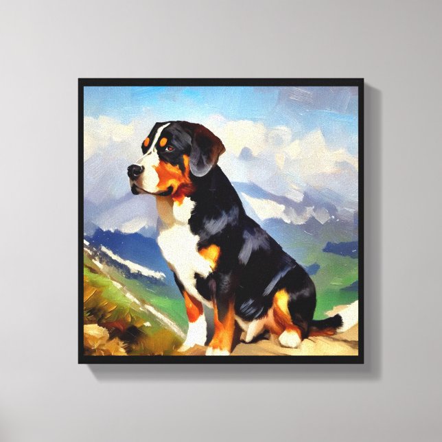 Toile Grand Bouvier Suisse (Recto)