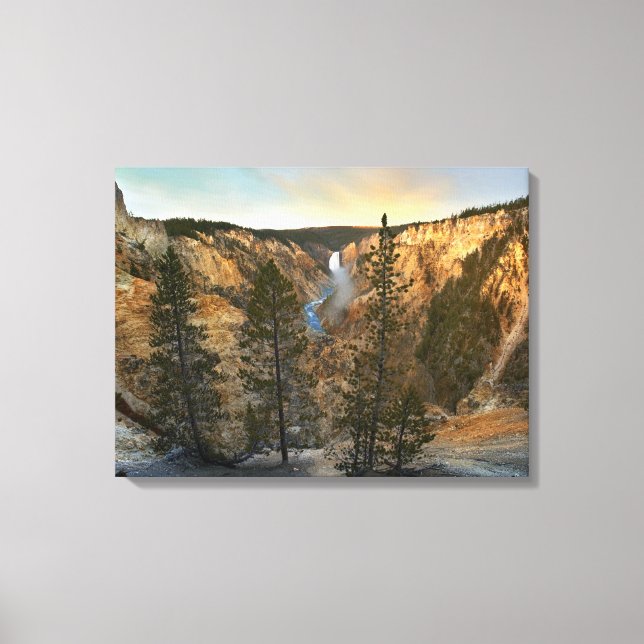 Toile Grand Canyon de Yellowstone, Yellowstone (Recto)