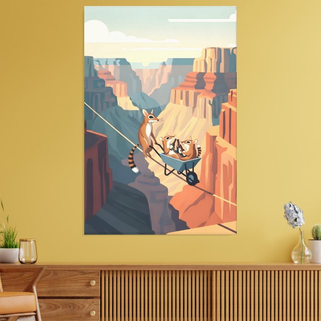 Toile Grand Canyon drôle (Insitu(Salon))