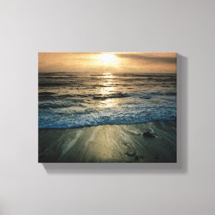 Toile Grand coucher du soleil de Sur
