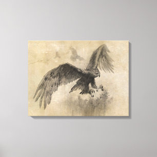 Toile Grand croquis d'Eagles