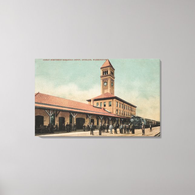 Toile Grand dépôt ferroviaire du Nord (Recto)
