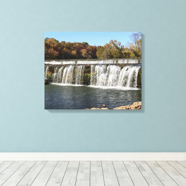 Toile Grand Falls Joplin Mo Photo  (Insitu (Plancher de Bois))