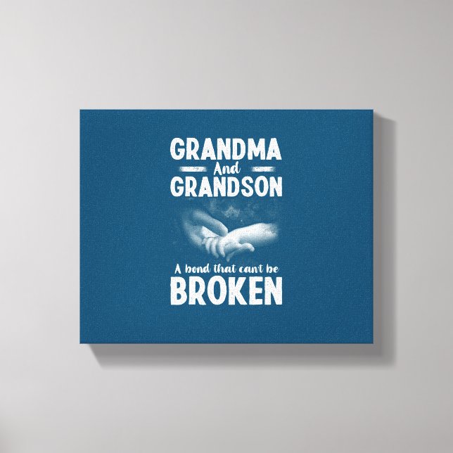 Toile Grand-mère et Grandson A Bond That (Recto)
