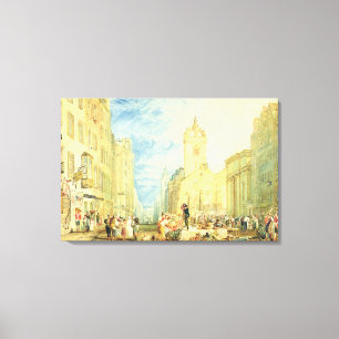 Toile Grand-rue, Edimbourg, c.1818 (la semaine, stylo,