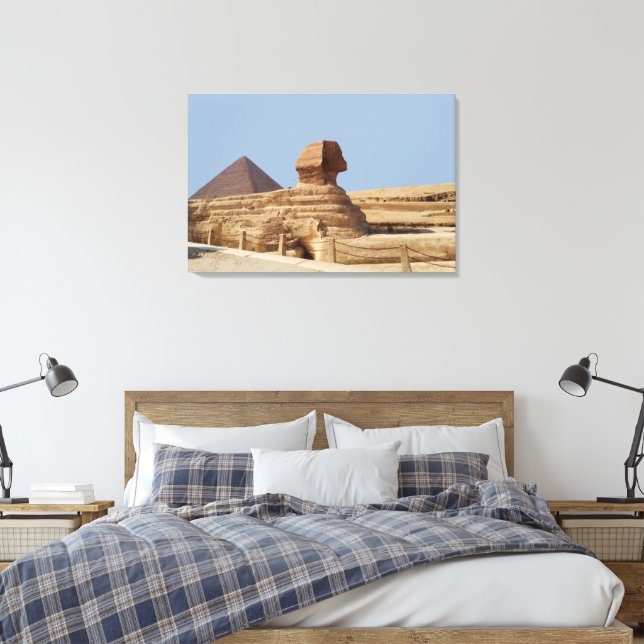 Toile Grand Sphinx sur le plateau de Gizeh. Égypte, 20 a (Insitu(Chambre))