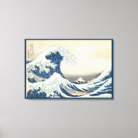 Grande vague au large de Kanagawa par Hokusai vers