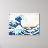 Grande vague au large de Kanagawa Vintage japonais