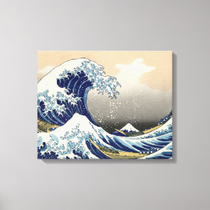 Toile Grande vague Kanagawa peinture japonaise
